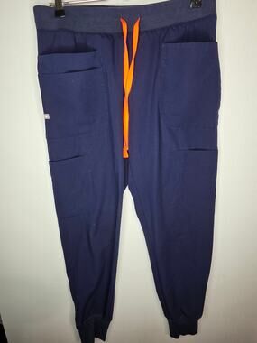FIGS Navy Blue Technical Collection Jogger Scrubs Size M Medical Uniform M